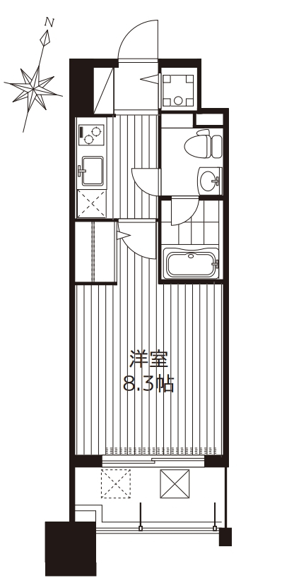 プラウドフラット新大阪　間取り