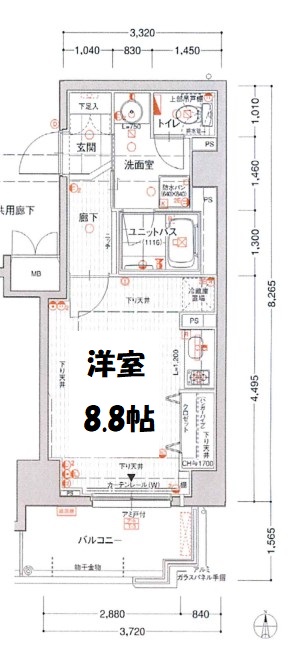 エスリード西本町　間取り