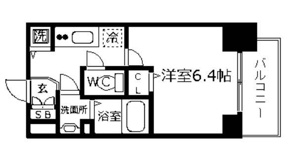 プレサンス南森町ライズ　間取り