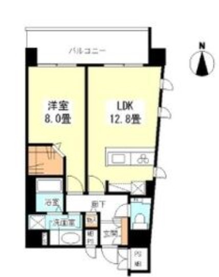 レジディア靭公園　間取り