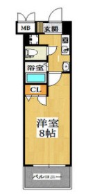 ドルチェヴィータ北梅田　間取り