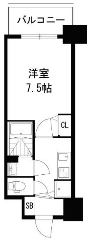 ディームス江坂　間取り