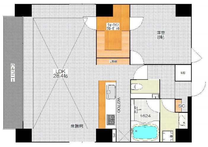 BRAVE北新町　間取り