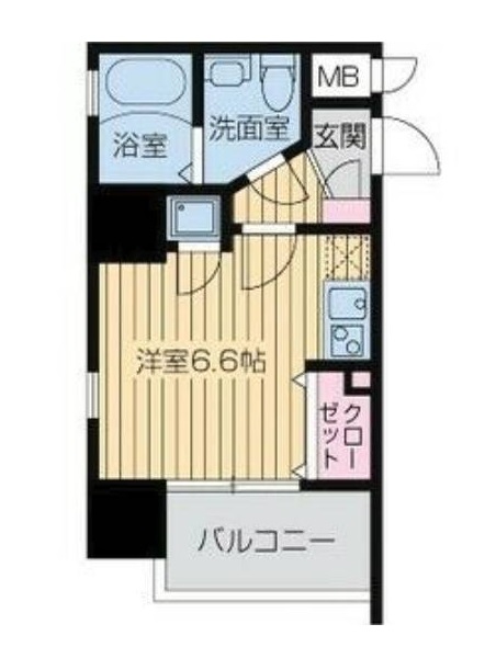 レジディア谷町　間取り