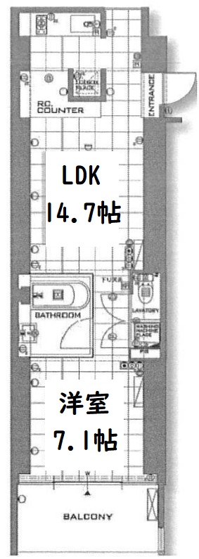 アクアプレイス大阪レジェンド　間取り