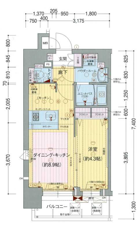 プレサンス新大阪ヴィガ 間取り