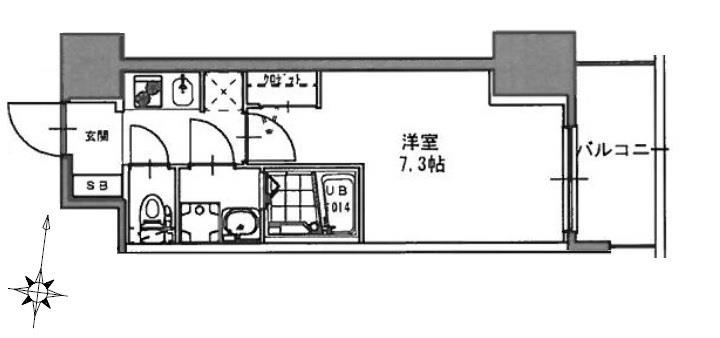 S-RESIDENCE新大阪WEST 間取り