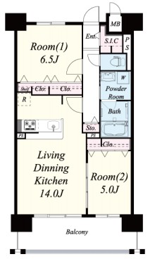 ショウエイ靭　間取り