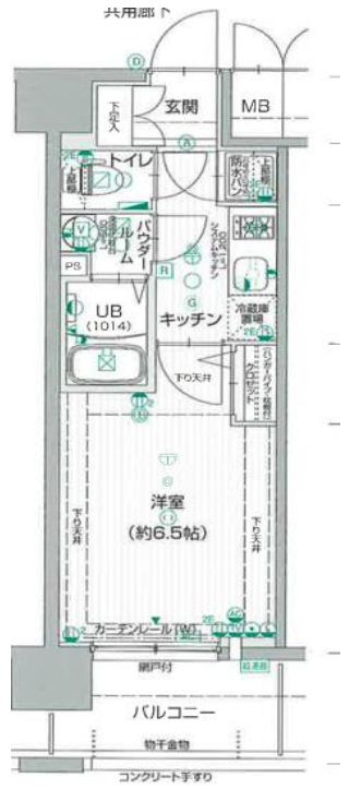 エスリード江戸堀　間取り