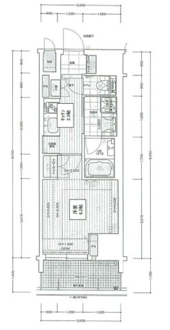 リーガル南船場Ⅲ　間取り図