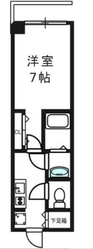グランパシフィック難波南　間取り
