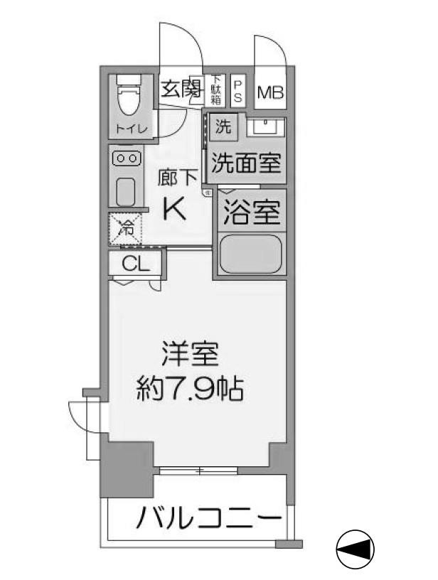 エイペックスみなとセントラルアベニュー　間取り
