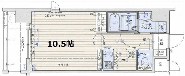 エイぺクッス上本町　間取り図
