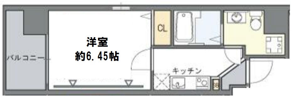 WENS東心斎橋 間取り図