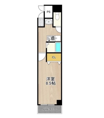 CITY SPIRE上本町 間取り