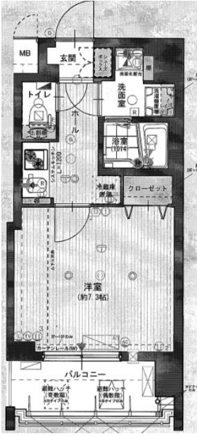 W-STYLE大阪谷町　間取り