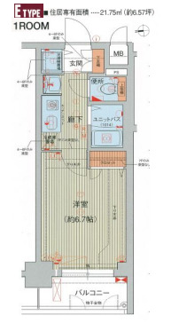 ライジングコート梅田サンライズ　間取り