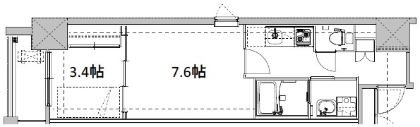 サムティ本町EAST THE MARKS　間取り