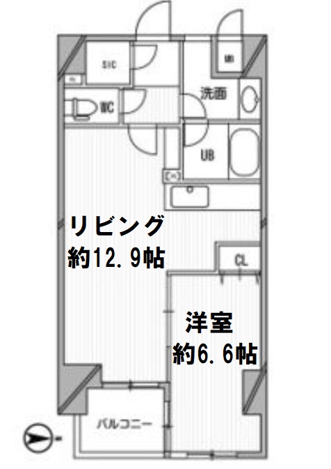 アーデンタワー北堀江　間取り図