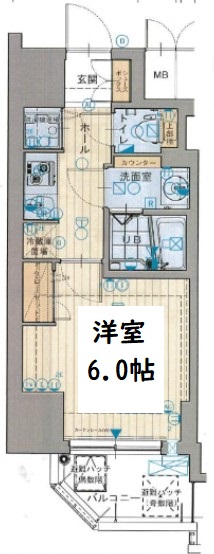 W-STYLE難波（ダブルスタイル） 間取り