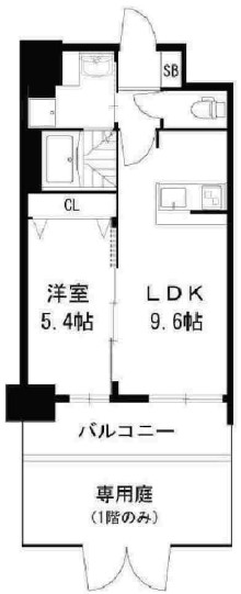 ディームス江坂　間取り