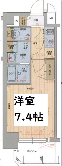 エスライズ天王寺EAST　間取り