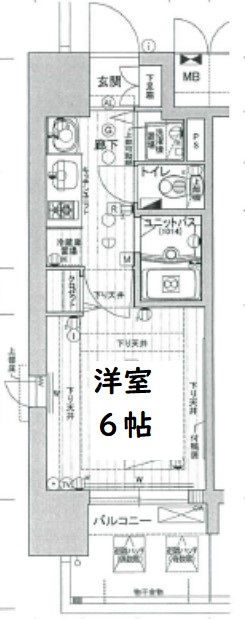 プレサンス難波元町 間取り