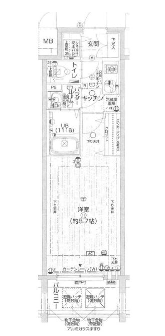 エストーネ江坂　間取り