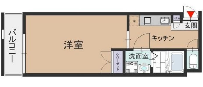 ヒズ・イマージュ北浜　間取り