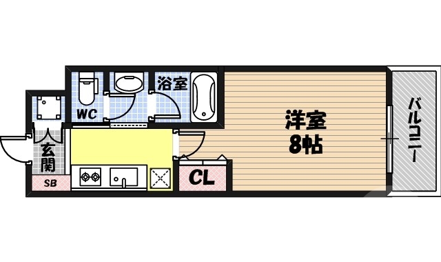 2階の間取り図