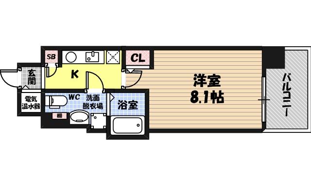 7階の間取り図