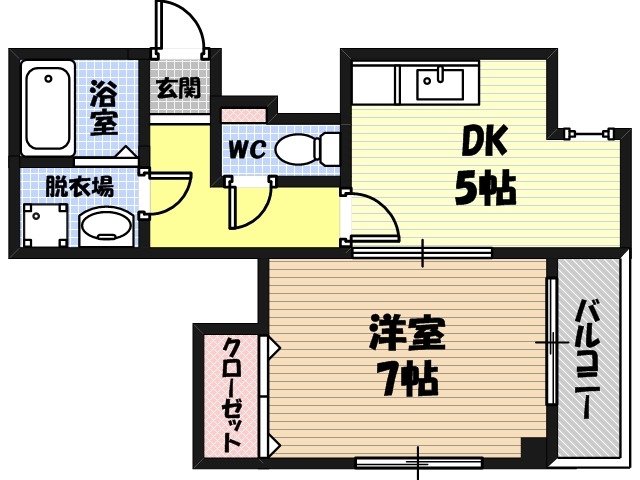 2階の間取り図