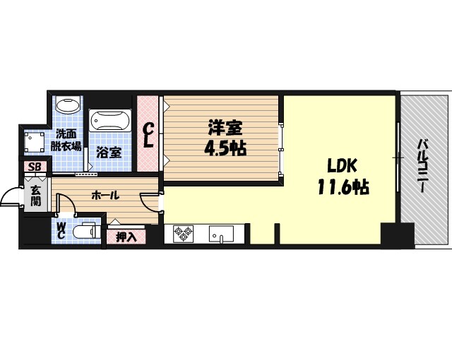 3階の間取り図