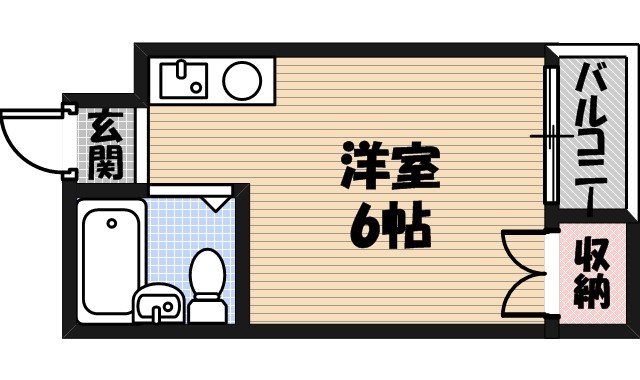 4階の間取り図