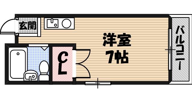 2階の間取り図