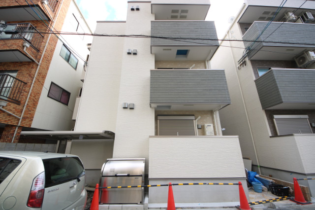 大阪市城東区今福西５丁目の賃貸アパートの外観