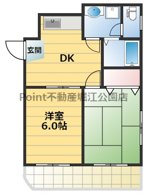 4階の間取り図