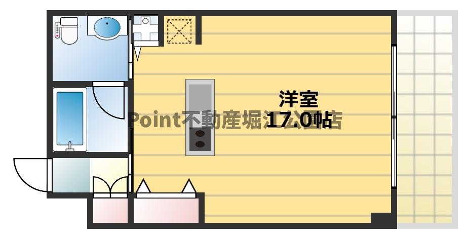 6階の間取り図