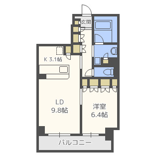 5階の間取り図