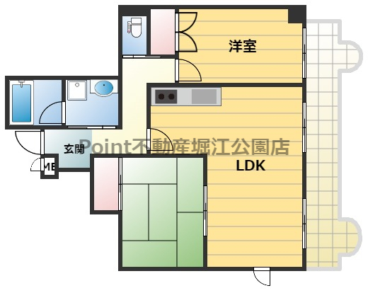 6階の間取り図