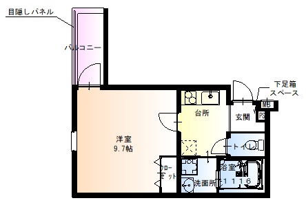 3階の間取り図