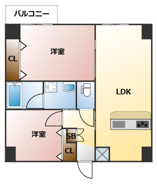 13階の間取り図