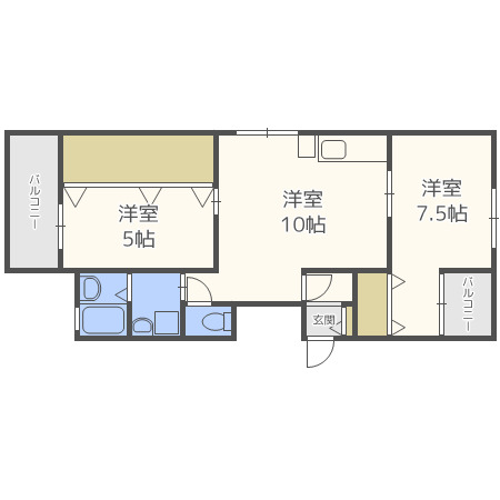 3階の間取り図