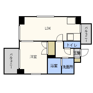 8階の間取り図