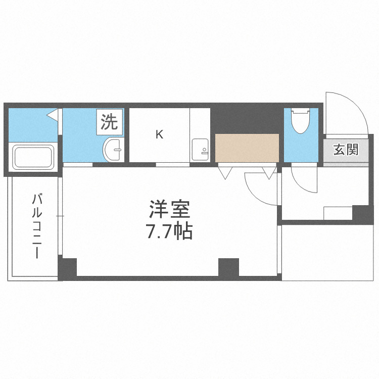 8階の間取り図