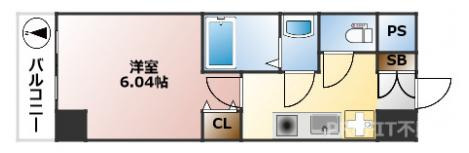 2階の間取り図