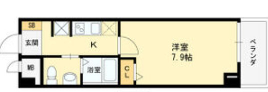 2階の間取り図