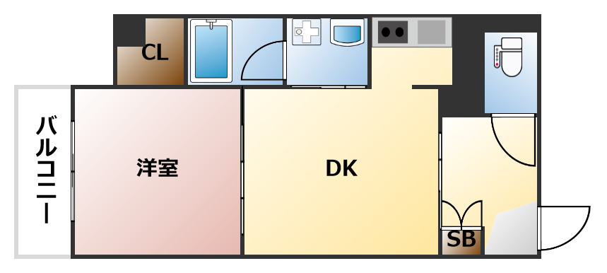 8階の間取り図