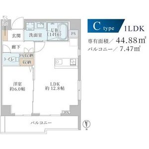 4階の間取り図