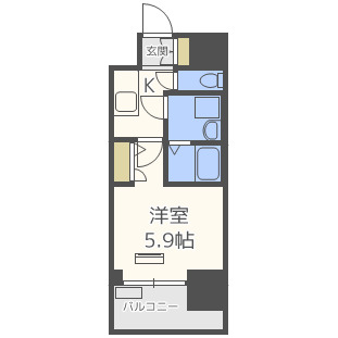 9階の間取り図